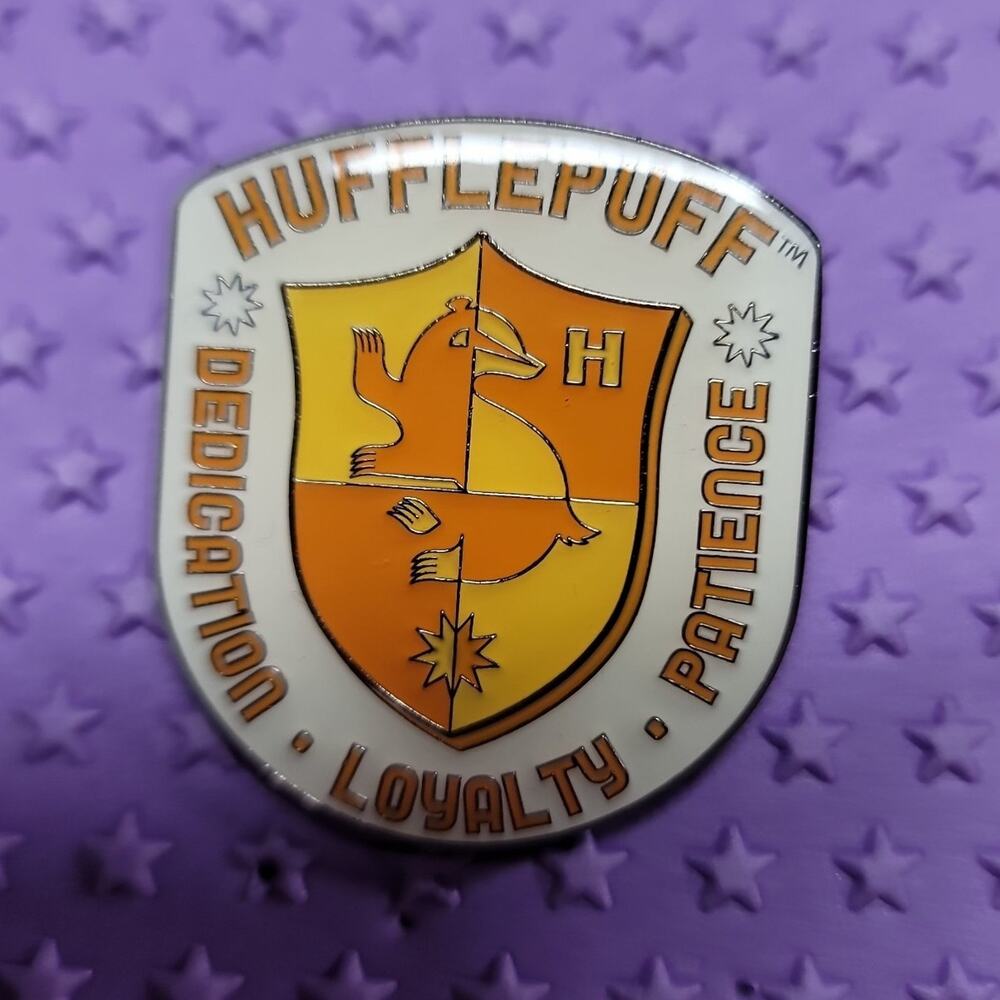 Loungefly Harry Potter Hufflepuff Geometric Crest Enamel Pin
